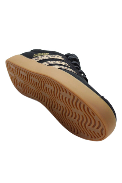 Adidas Womens VL Court 3.0 Low Top Sneakers Black Brown Size 7.5