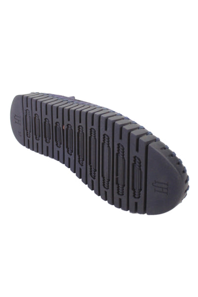 Ilse Jacobsen Womens Printed Slide On Flats Blue Black Size 37 7