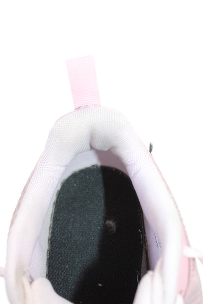 Nike Girls Lace Up Mesh Trim Logo Sabrina 2 Running Sneakers Pink Size 6.5