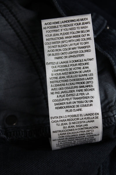 Frame Womens Tapered Black Mid Rise Jeans Size 23