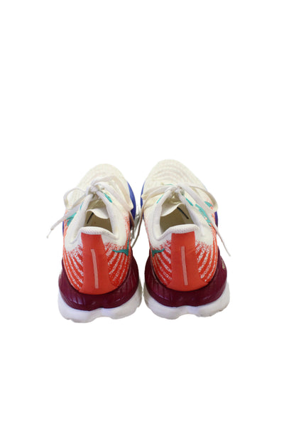 HOKA Womens Lace Up Low Top Running Sneakers Multicolor Size 7.5