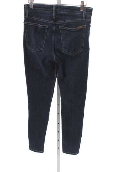 Joes Womens Skinny Jeans Blue Mid Rise Cotton Blend Size 27