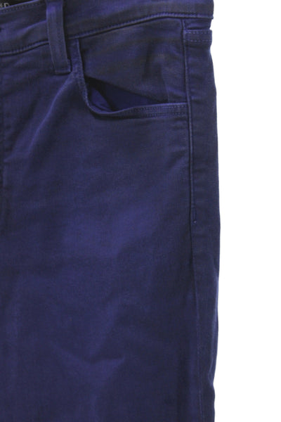 J Brand Womens Purple Skinny Mid-Rise Jeans 26in Size 28