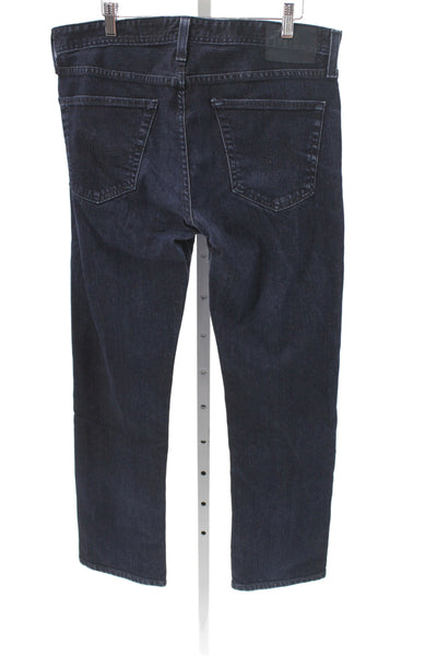 AG Mens Straight Blue Jeans Cotton Blend Size 34