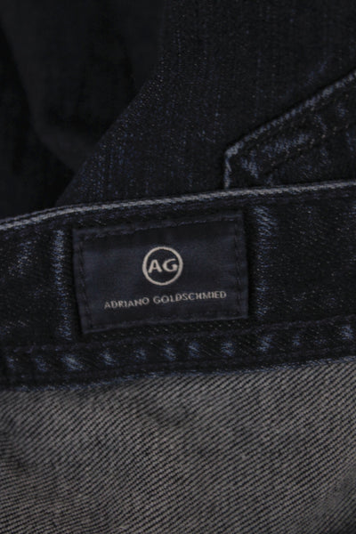 AG Mens Straight Blue Jeans Cotton Blend Size 34