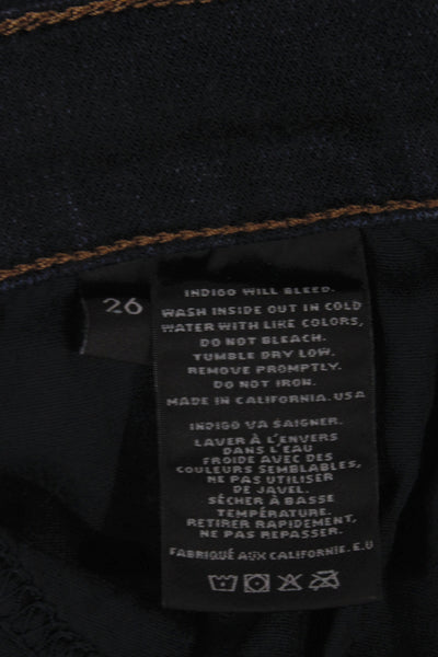 J Brand Womens Skinny Jeans Blue Mid Rise Size 26