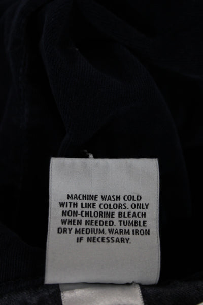 Hudson Womens Corduroy Pants Blue Button Closure Casual Size 29