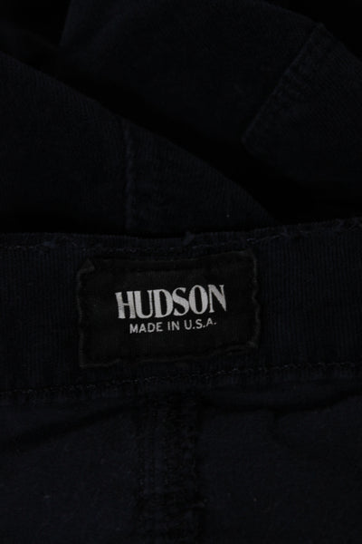 Hudson Womens Corduroy Pants Blue Button Closure Casual Size 29