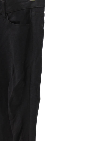 Paige Womens Black Mid Rise Cotton Jeggings Button Size 27