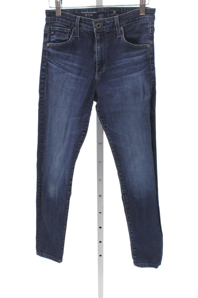 AG Womens Skinny Jeans Mid Rise Blue 26in Inseam Size 27