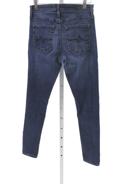 AG Womens Skinny Jeans Mid Rise Blue 26in Inseam Size 27
