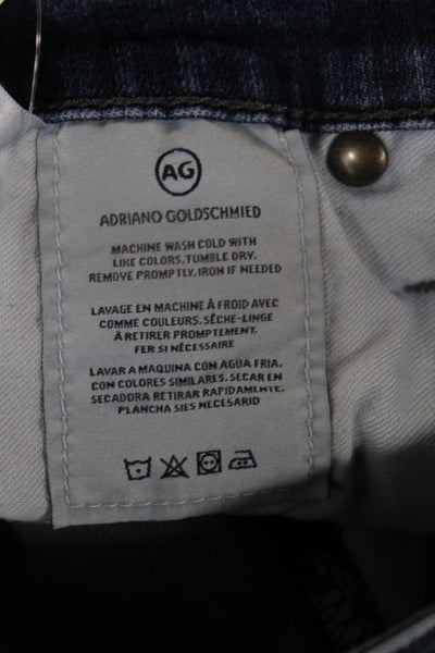 AG Womens Skinny Jeans Mid Rise Blue 26in Inseam Size 27
