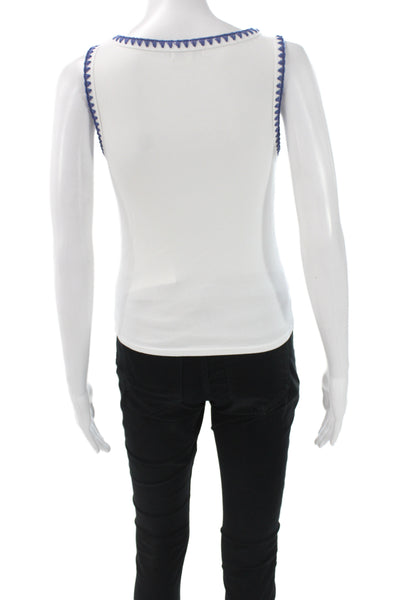 Z Supply Women Camisole Square Neck White Sleeveless Casual Size S