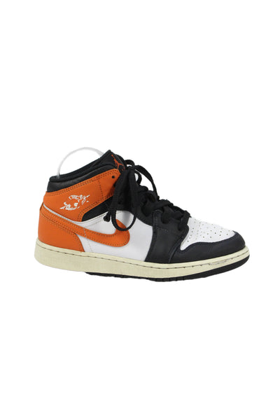Nike Boys Aird Jordan 1 Mid Lace-Up High-Top Sneakers Multicolor Size 6