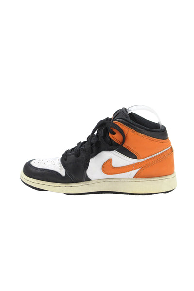 Nike Boys Aird Jordan 1 Mid Lace-Up High-Top Sneakers Multicolor Size 6