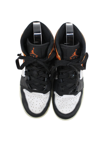 Nike Boys Aird Jordan 1 Mid Lace-Up High-Top Sneakers Multicolor Size 6