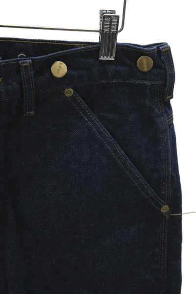 Carhartt Mens Straight Leg Blue Jeans Button Fly 100% Cotton Size 30