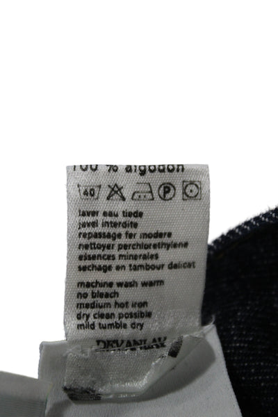 Lacoste Mens Straight Cotton Blue Jeans Button Size 48