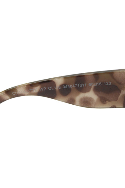 Tommy Hilfiger Mens Leopard Print Round Frame Sunglasses Brown 120mm