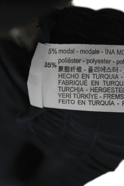 Zara Women Cargo Pants Black Drawstring Modal Size XS