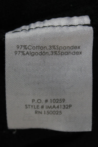 Emory Park Women Paperbag Black Pants Button Waist Size S