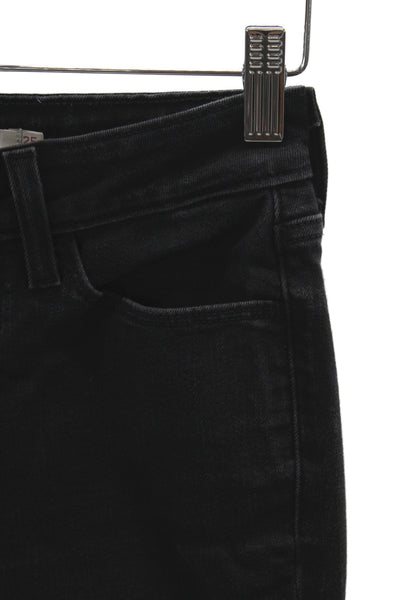 Levis Women Black Skinny Jeans Mid Rise 26in Inseam Size 25