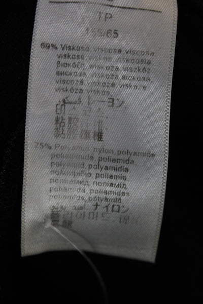 Wolford Women Ankle Leggings Black Viscose Size XS