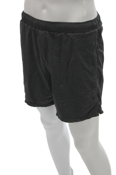 Rhone Mens Athletic Shorts Black Drawstring Nylon Size M