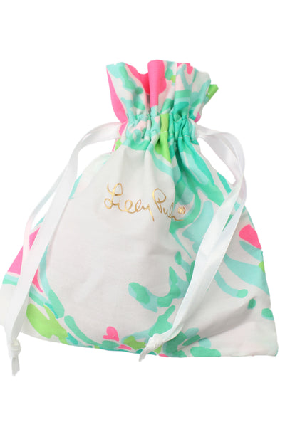 Lilly Pulitzer Womens Gold Tone Crystal Pink In A Holidaze Tassel Earrings