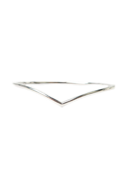 Pandora Womens 925 Silver Wishbone Bangle Bracelet 9.8g