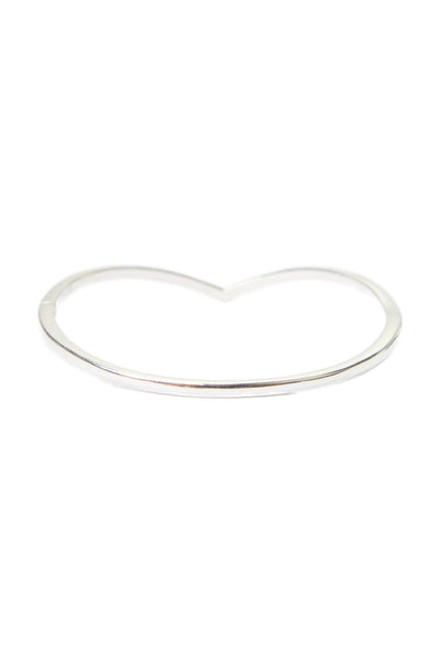 Pandora Womens 925 Silver Wishbone Bangle Bracelet 9.8g
