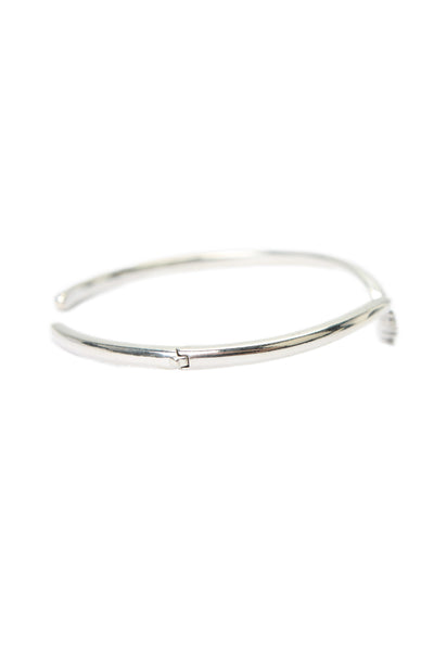 Pandora Womens 925 Silver Cubic Zirconia Tiara Wishbone Bangle Bracelet