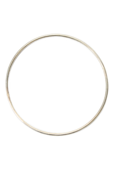 Ann Demeulemeester Womens Sterling Silver Thin Bangle Bracelet 2.6" 7.4g
