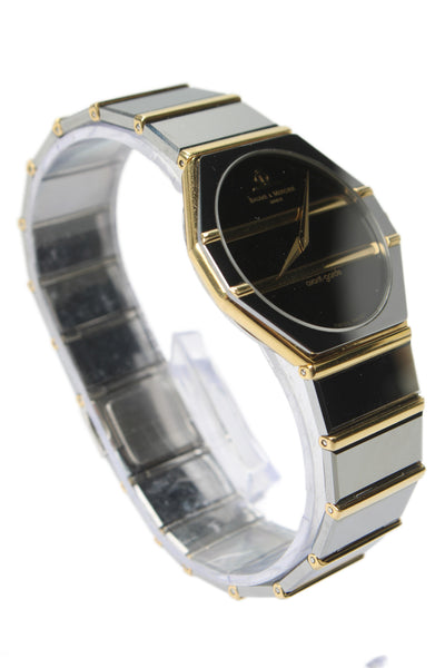 Baume & Mercier Mens Two-Tone Tungsten/18K Gold Avant Garde Quartz Watch 31mm