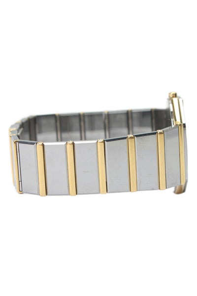 Baume & Mercier Mens Two-Tone Tungsten/18K Gold Avant Garde Quartz Watch 31mm
