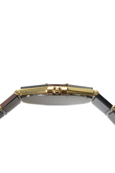 Baume & Mercier Mens Two-Tone Tungsten/18K Gold Avant Garde Quartz Watch 31mm
