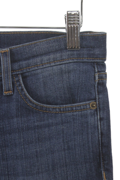 Current/Elliott Womens Skinny Jeans Blue Mid Rise Cotton Inseam 29 Size 25