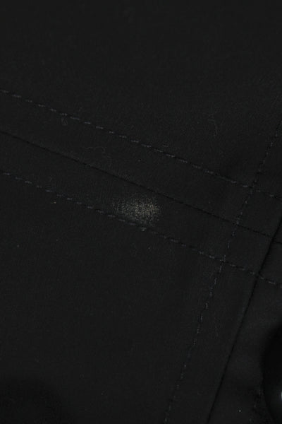 Milly Women Black Mini Skirt 96% Cotton Size 2
