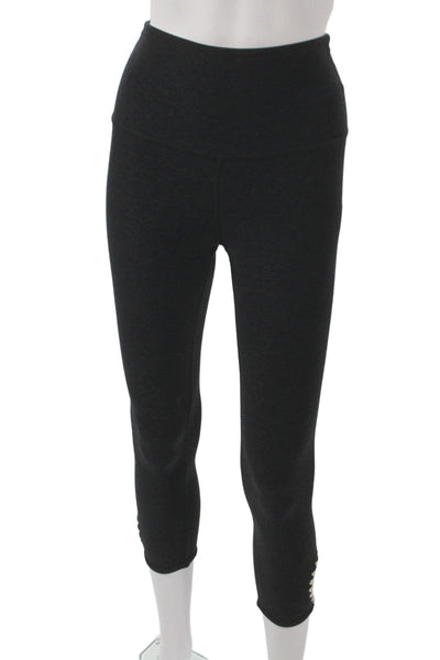 Beyond Yoga Womens Capri Leggings Black Polyester Yoga Size S