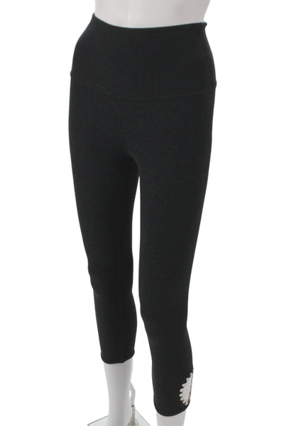 Beyond Yoga Womens Capri Leggings Black Polyester Yoga Size S