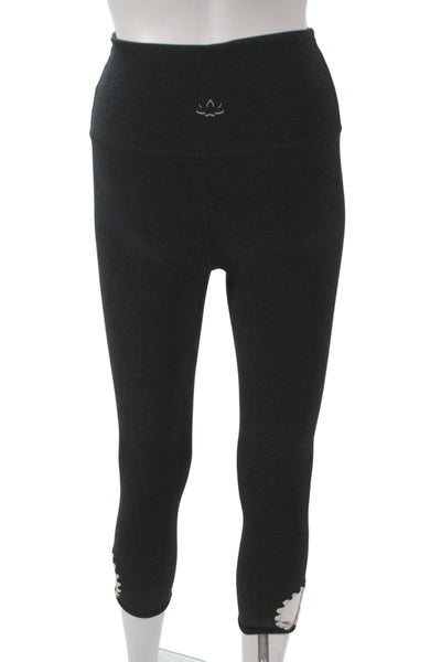 Beyond Yoga Womens Capri Leggings Black Polyester Yoga Size S
