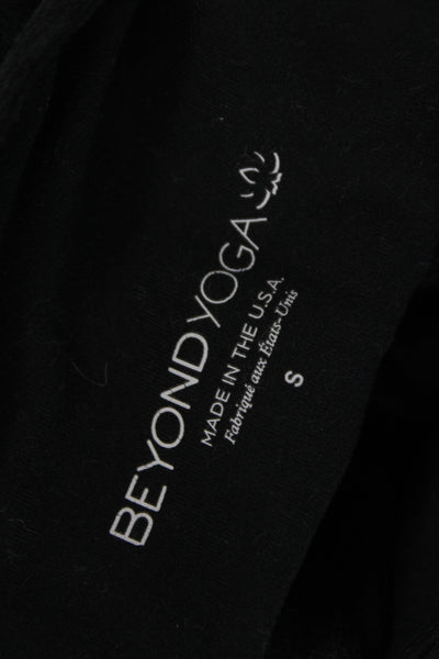 Beyond Yoga Womens Capri Leggings Black Polyester Yoga Size S
