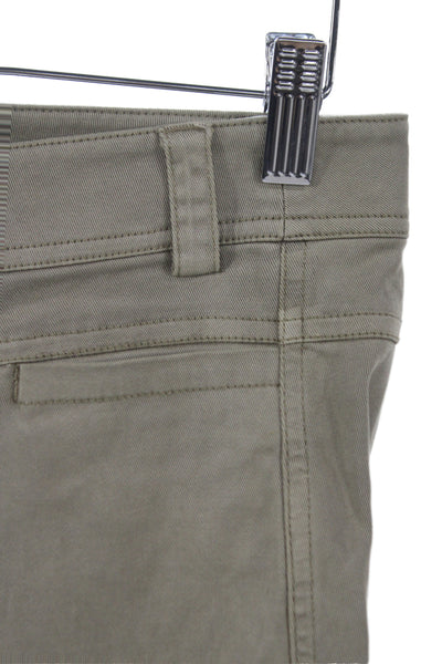 Ecru Womens Beige Chino Pants 62% Tencel Button Size 00