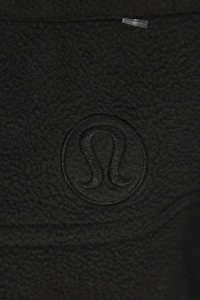 Lululemon Womens Black Zip Pullover Hoodie High Neck Long Sleeve Size XS
