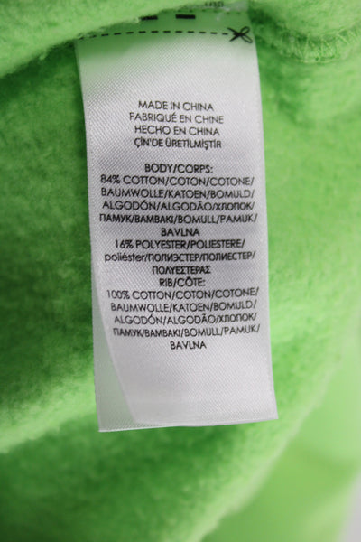 Polo Ralph Lauren Womens Pullover Green Crewneck American Flag Size XS