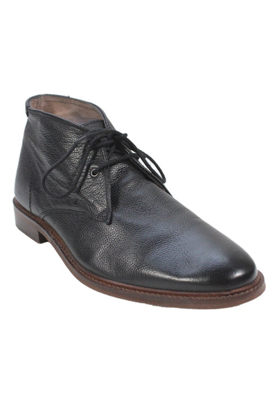 Banana Republic Mens Leather Lace Up Norman Chukka Ankle Boots Black Size 9