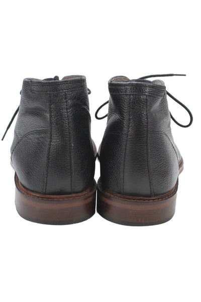 Banana Republic Mens Leather Lace Up Norman Chukka Ankle Boots Black Size 9