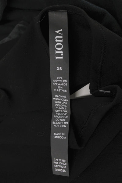 Vuori Women Black Mock Neck Long Sleeve Casual Top Size XS