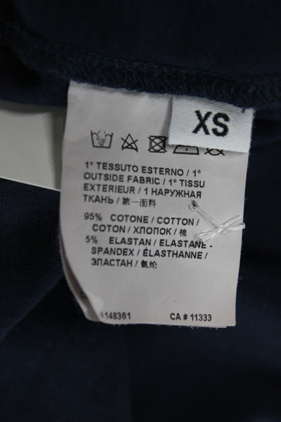 Pinko Womens Blue Jersey T-Shirt Crew Neck Short Sleeve Size XS