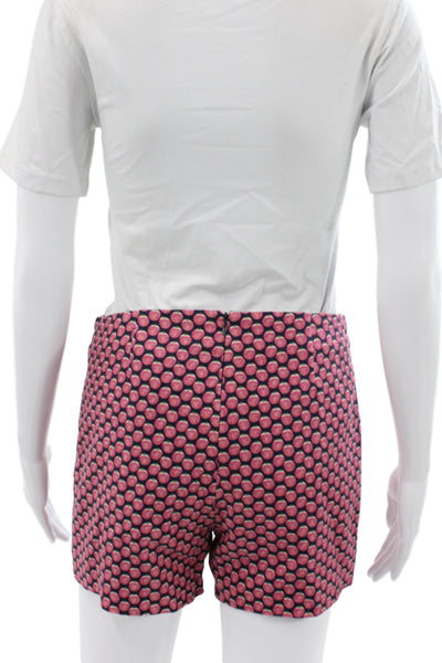 Zara Basic Womens Multicolor Geometric Mini Skort Zip Acetate Size XS